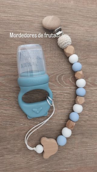 Mordedores de fruta bebé