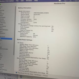 MacBook Pro 13" M1 Touch Bar 2020 8GB 256GB