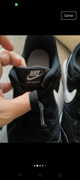 Zapatillas Nike MD Runner - Negras