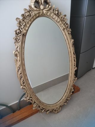 Espejo Mariano Garcia - Ovalado Beige