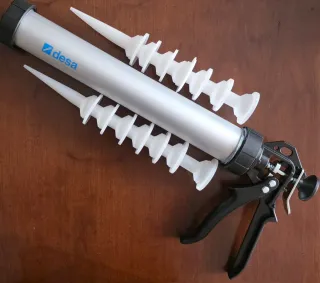 PISTOLA SILICONA TUBULAR 600ML DS-PRO DESA