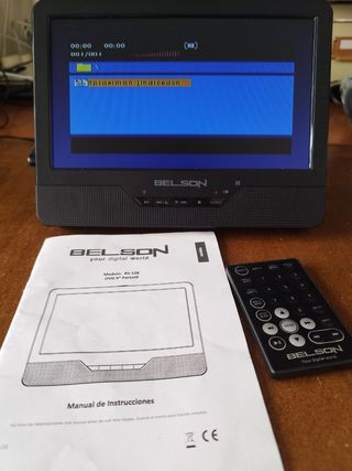 Reproductor pantalla DVD 9" Belson