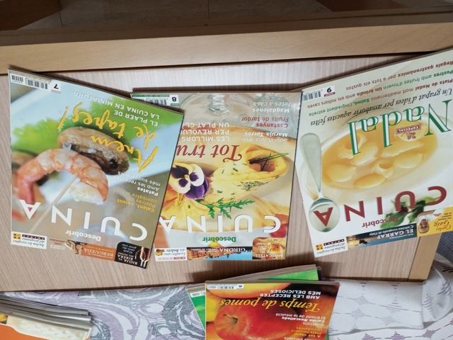 Descubrir cuina xocolata,esparrecs,bo i rapid..etc