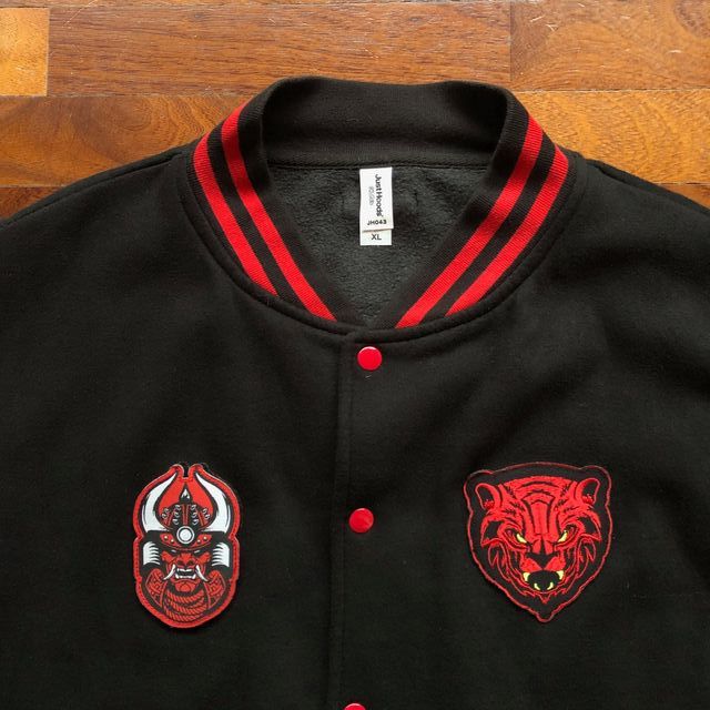 AWDIS JUST HOODS felpa baseball varsity XL