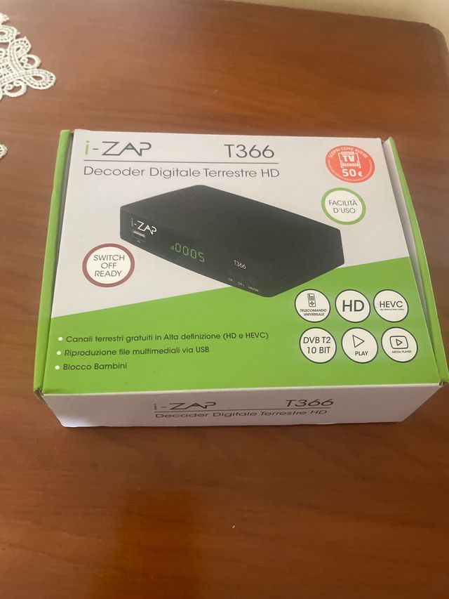 i-Zap T366 Decoder Digit. Terrestre HD