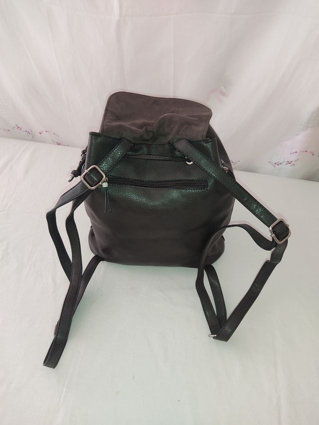 Mochila MISAKO negra y marrón