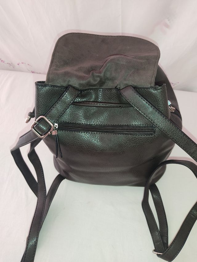 Mochila MISAKO negra y marrón