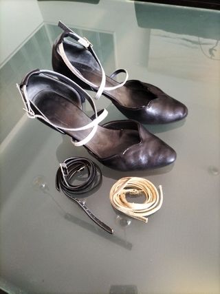 Zapatos baile salón mujer negros