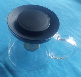 Cafetera de vidrio con infusor
