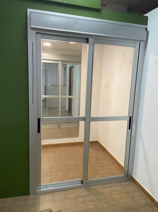 Puerta corredera aluminio