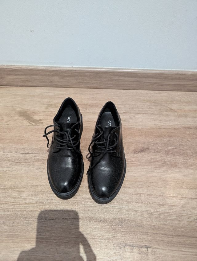 Zapatos negros plataforma Catwalk talla 36.