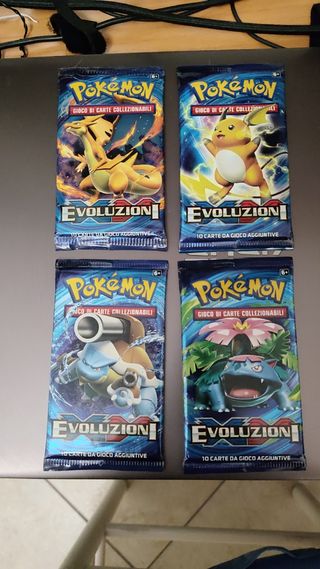 Evoluzioni XY Pokémon booster artset ITA