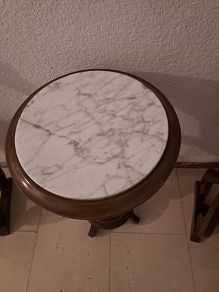 Conjunto Recibidor: 2 sillas + mesita madera