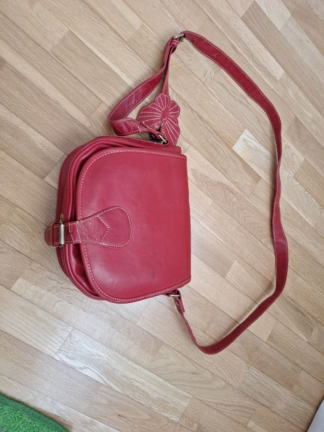 Bolso bandolera rojo