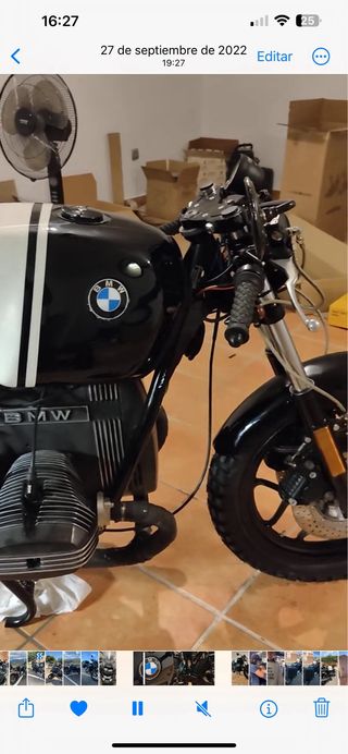 BMW R65LS Cafe Racer.