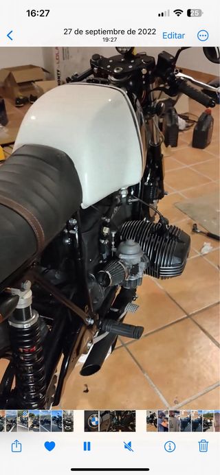 BMW R65LS Cafe Racer.