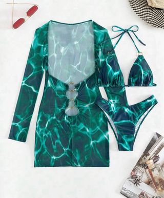 Bikini 3 piezas - Bañador efecto agua