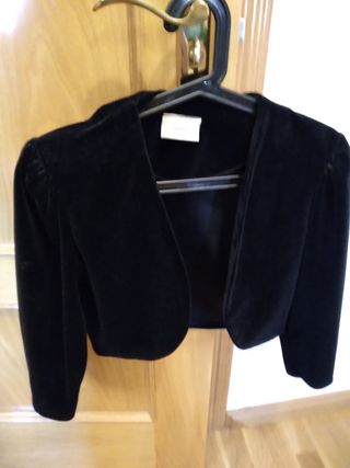 Vestido rojo fiesta con torera - Talla M