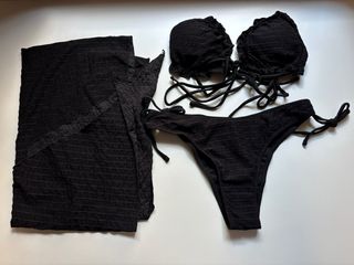 Bikini negro 3 piezas - Nuevo