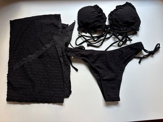Bikini negro 3 piezas - Nuevo