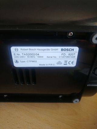 Cafetera Tassimo Bosch negra