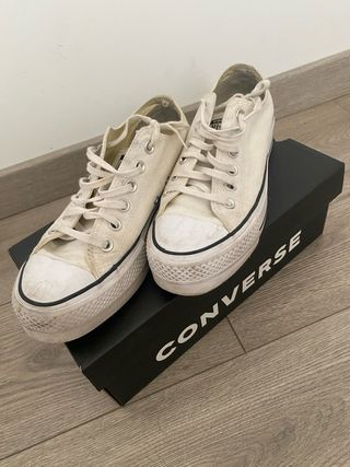 Converse All Star blancas - 37.5
