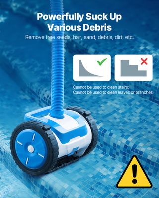Spazzatrice Aspirapolvere per Piscina con Aspirazi