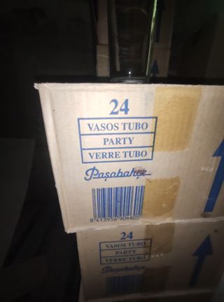 24 Vasos Tubo Cristal - Cubata