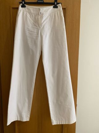 Pantalón Don Algodón blanco