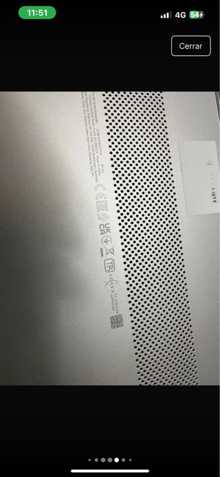 Portátil HP i5 Plata