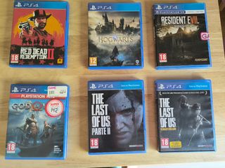 PS4 (PlayStation 4) + 2 mandos + 16 juegos
