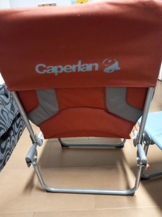 Sillas camping Caperlan plegables,