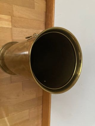 Paragüero metálico dorado