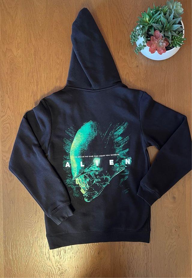 Felpa Alien H&M nera