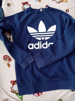 Felpa Adidas blu