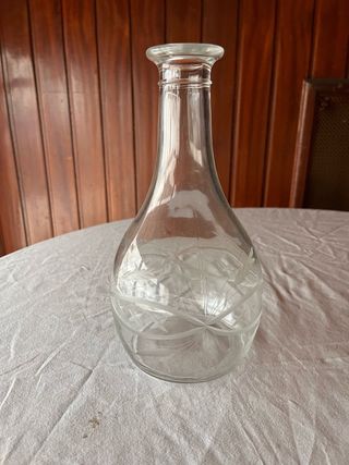 Jarrón cristal tallado