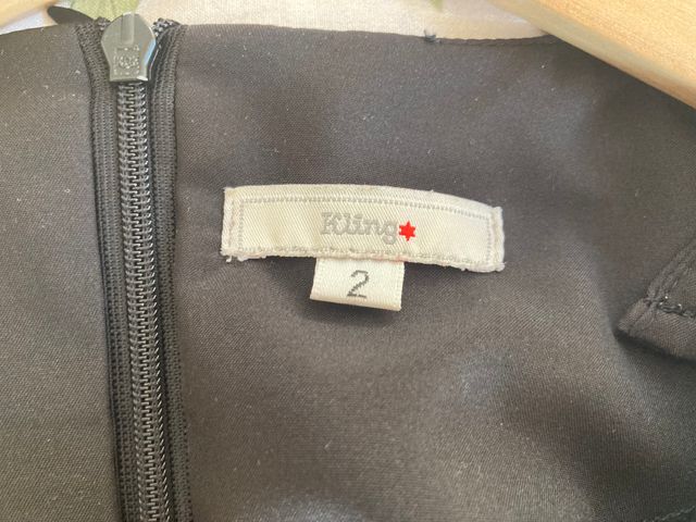 Abito in nastro nero Kling T2