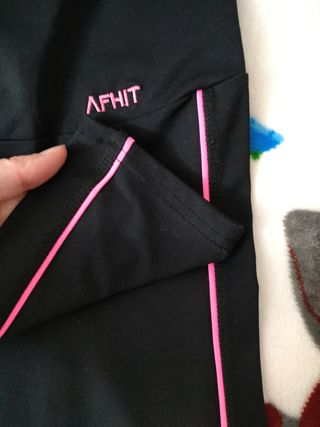 Leggins APHIT negros y rosa