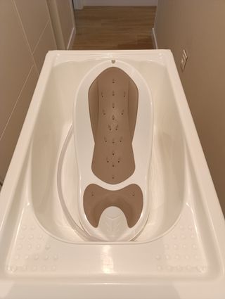 Bañera de bebe con ruedas + reductor de bañera