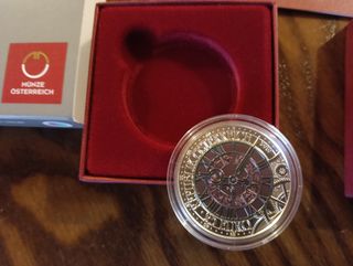 25€ euro niobio Austria 2016