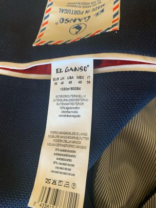 Chaqueta Ganso azul marino
