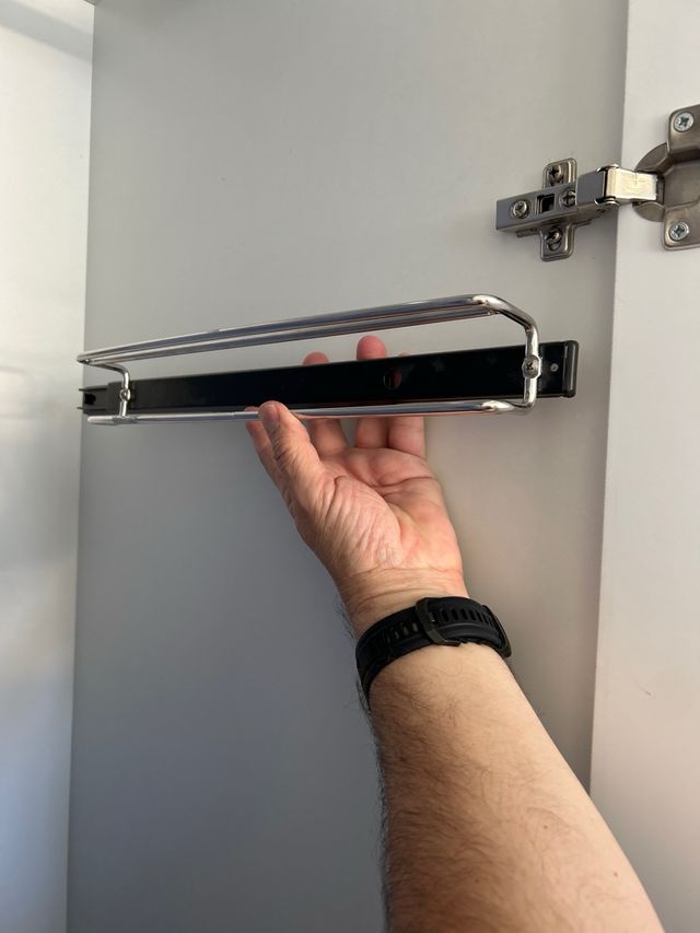 Porta corbatas armario extensible metal armario