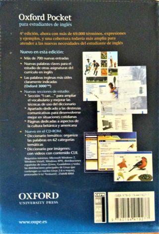 DICCIONARIO OXFORD POCKET