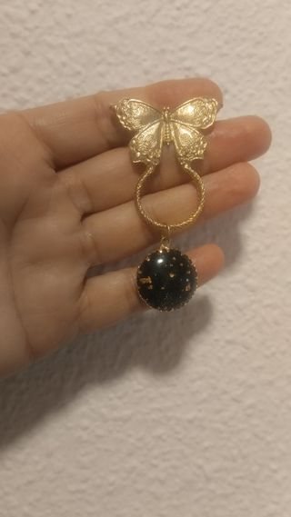 Pendientes mariposa dorados