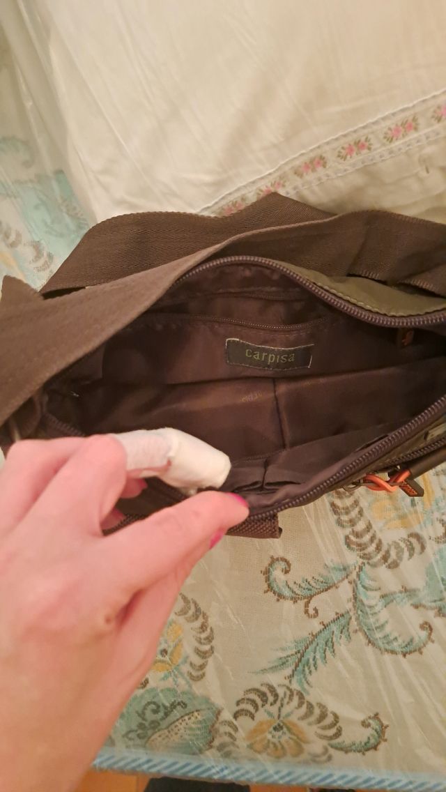 Carpisa borsa a tracolla verde oliva