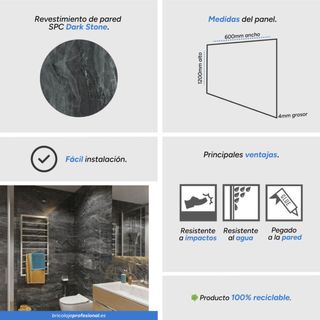 Gres azulejos baldosas losas sin obra para pared 