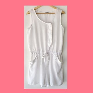 Mono LINO blanco talla 40
