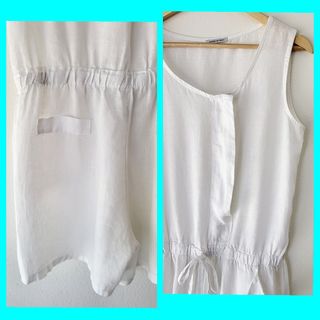 Mono LINO blanco talla 40