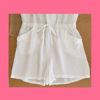 Mono LINO blanco talla 40