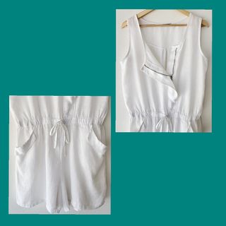 Mono LINO blanco talla 40